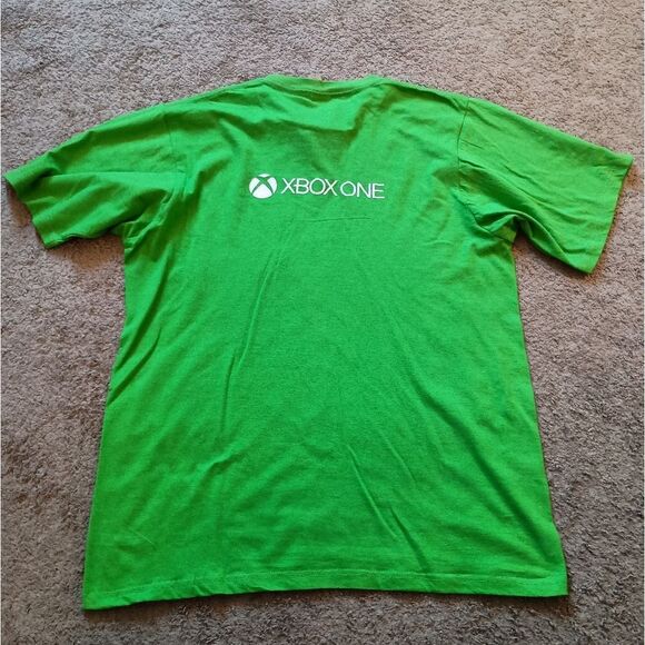 Xbox One Promo Graphic T-shirt Size XXL PRE-OWNED GREEN - Picture 5 of 5